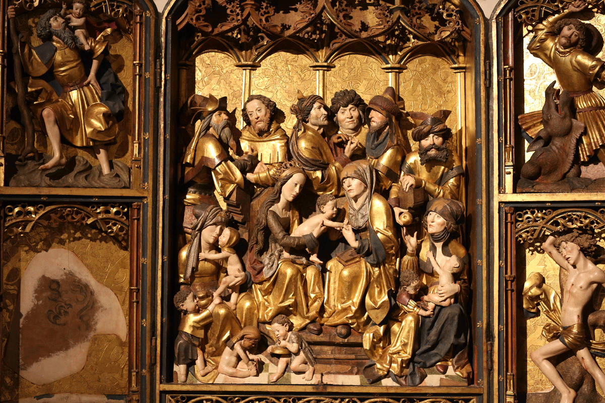 Sippenaltar der Georgsbruderschaft, Lübeck 1510/15, Lübeck, St.-Annen-Museum
